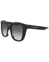 Alexander Mcqueen Am0295sk 002 Wayfarer Sunglasses In Grey