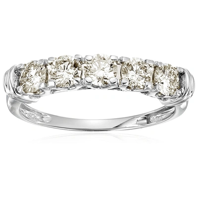 Vir Jewels 1 Cttw 5 Stone Diamond Wedding Engagement Ring 14k White Or Yellow Gold Round In Silver