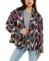 Isabel Marant Étoile Geometric-print Fringed Jacket In Multi