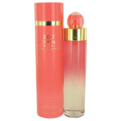Perry Ellis 535364 6.7 oz 360 Coral Eau De Parfum Spray In Pink