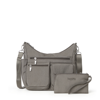 Baggallini Modern Everywhere Slim Crossbody Bag With Rfid Wristlet In Grey
