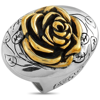 KING BABY STERLING SILVER AND ALLOY ROSE RING
