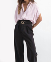 BISHOP + YOUNG The Power Of Purple Blake Bubble Hem Top in Pink