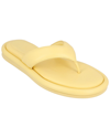 Gia Borghini Gia 5 Puffy Flat Sandals In Yellow