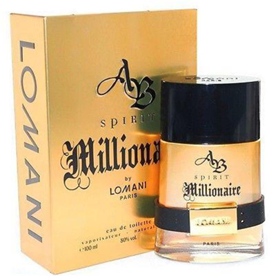 Lomani Asmmes33le 3.3 oz Ab Spirit Millionaire Edp Spray Limited Edition For Men In Black