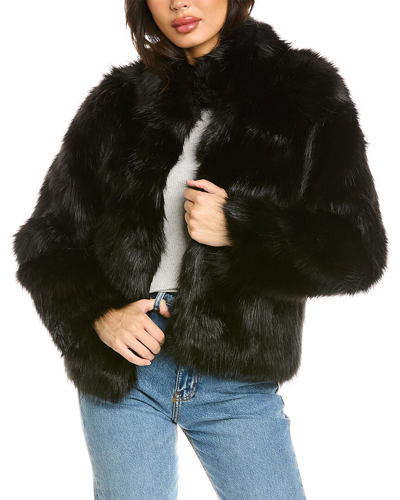 Unreal Fur Unreal Faux Fur Delish Jacket In Black
