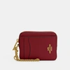 Coach Outlet Zip Card Case In Multi