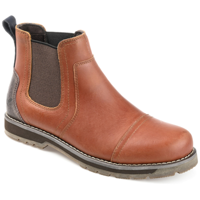 Territory Men's Holloway Cap Toe Chelsea Boots In Brown