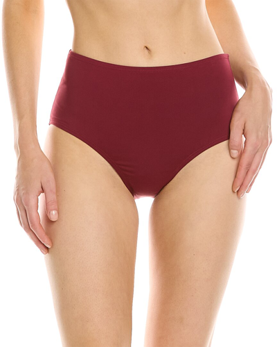 Andie The Last Splash High Waisted Bottom In Red
