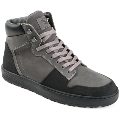 Territory Men's Triton High Top Sneaker Boots In Grey