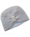 Qi Cashmere Shaker Stitch Cashmere Turban In Blue
