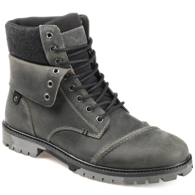 Territory Men's Grind Cap Toe Ankle Boots In Gray