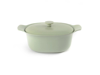 Berghoff Ron Cast Iron Covered Casserole- 5.5-quart In Green
