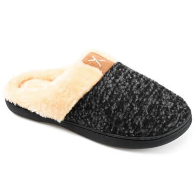 Vance Co. Gifford Clog Slipper In Black