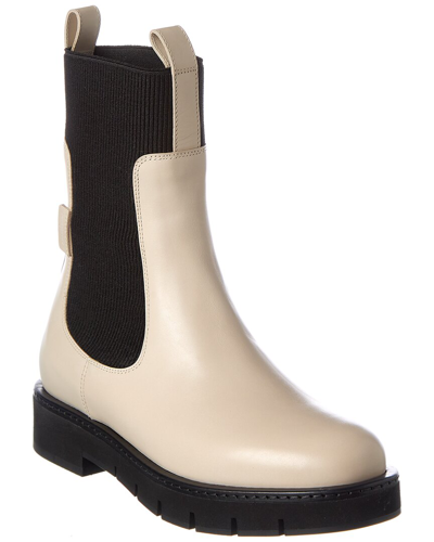 Ferragamo Rook Leather Chelsea Boots In Multicolor
