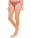 Ella Moss Retro Bikini Bottom In Red