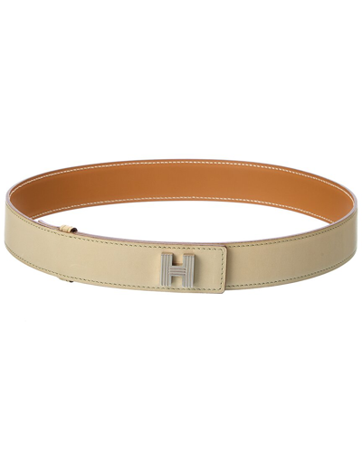 Pre-owned Hermes Leather Belt (authentic ) In Multi