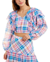 Loveshackfancy Nilo Crop Top In Multi