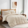 Peace Nest All Season Organic Cotton Comforter Down And Feather Fiber Fill Duvet Insert Gots Cert In White