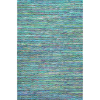 Nuloom Hand Woven Chevron Rochell In Green