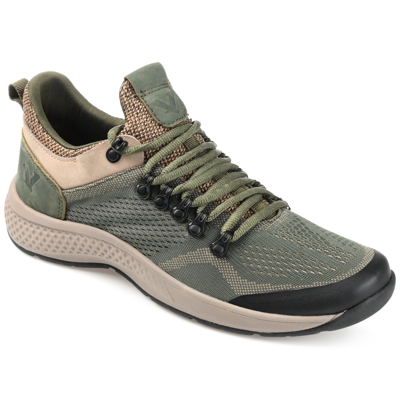 Territory Men's Crag Casual Knit Trail Sneakers Men's Shoes In Green