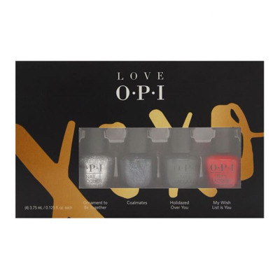 Opi 00010 4 X 0.125 oz Love Xoxo Set, 4 Piece In Grey