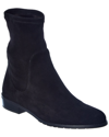 Stuart Weitzman Lilene Suede Bootie In Blue