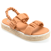 Journee Collection Collection Women's Tru Comfort Foam Knowles Sandal In Beige