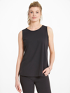 Nic + Zoe Tech Stretch Wrap-around Tank In Grey