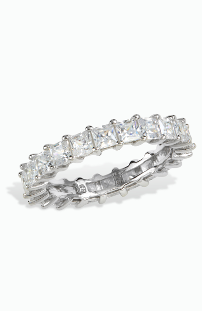 Savvy Cie Jewels Sterling Princess Cz  8.00 Tw In Silver