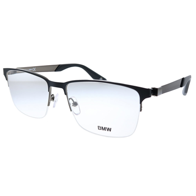 Bmw Bw 5001-h 08a 55mm Unisex Rectangle Eyeglasses 55mm In Grey