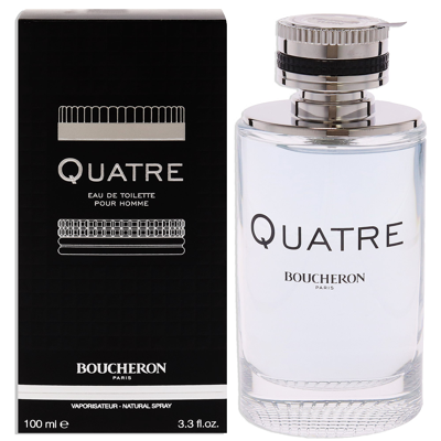 Boucheron Quatre By  For Men - 3.3 oz Edt Spray In White