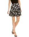 Ted Baker Lanee Printed Tiered Frill Mini Skirt In Black