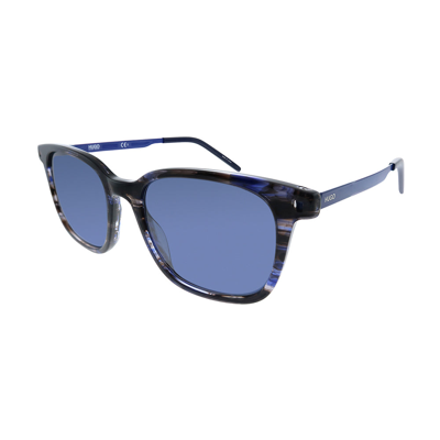 Hugo Boss Boss 1036/s 38i 51mm Unisex Square Sunglasses In Blue