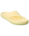 Stella Mccartney 30mm Air Slide Canvas Flip Flops In Yellow