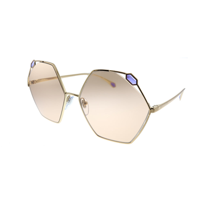 Bvlgari Bv 6160 2014/3 Womens Geometric Sunglasses In Pink