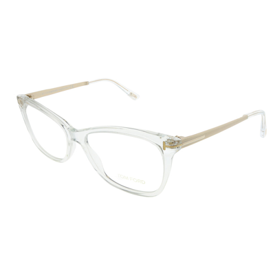 Tom Ford Ft 5353 026 54mm Unisex Rectangle Eyeglasses 54mm In Grey