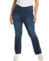 Shop Nydj Plus Barbara Bootcut Jean In Blue