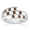 Vir Jewels 2/5 Cttw Red Diamond Ring 14k White Gold In Red