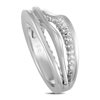 Swarovski Hilly Rhodium- Plated Crystal Ring In Silver