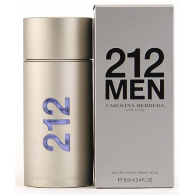 Carolina Herrera 212 Men By  -edt Spray 3.4 oz In White