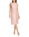 Kay Unger Women's Raven Stretch Crepe Midi-dress In Pink