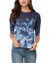 Nydj Pointelle Sleeve Pullover In Black