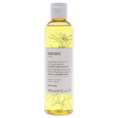 Philosophy Nourishing In-shower Oil With Cannabis Sativa Seed Oil By  For Unisex - 8 oz Shower Oil In Yellow