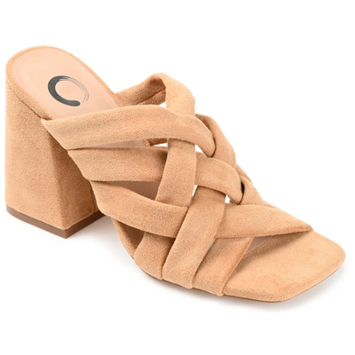 Journee Collection Collection Women's Dorisa Pump In Beige