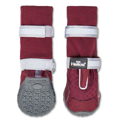 Dog Helios 'traverse' Premium Grip High-ankle Outdoor Dog Boots In Red