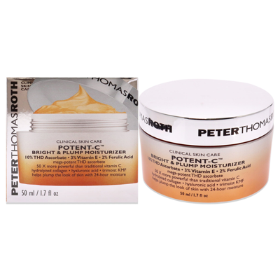 Peter Thomas Roth Potent-c Bright And Plump Moisturizer By  For Unisex - 1.7 oz Moisturizer In White