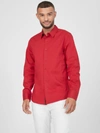 Guess Factory Damon Poplin Shirt In Red