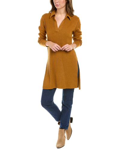 Alex Mill Ribbed Wool-blend Tunic In Beige