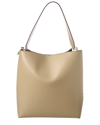 Stella Mccartney Frayme Shoulder Tote Bag In Beige